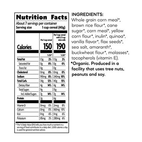 Natures Path, Organic Sunrise Crunchy Vanilla Cereal, 10.6 Oz(Case Of 12)