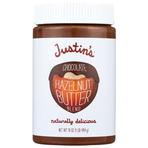Justin's, Nut Butter Hzlnut Choc Nt, 16 Oz(Case Of 6)