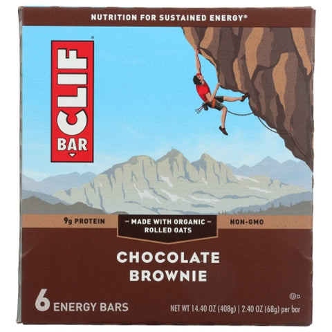 Clif Bar, Bar Choc Brownie 6 Pc, 14.4 Oz(Case Of 6)