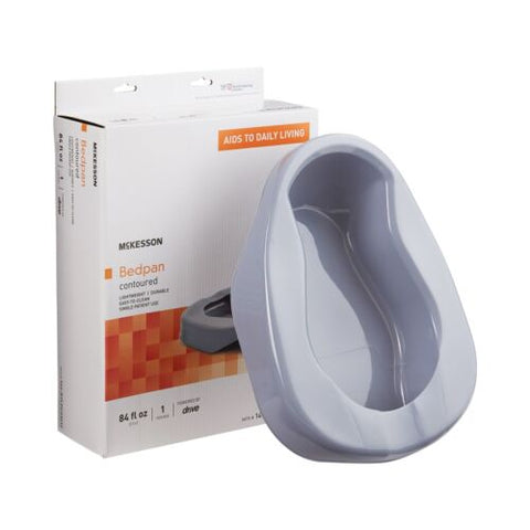 McKesson, Contoured Bedpan, Count of 6