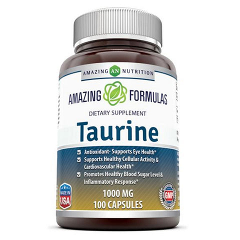 Amazing Nutrition, Amazing Formulas Taurine, 1000 mg, 100 Caps