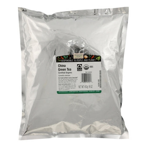 Frontier Coop, Organic Fair Trade China Green Tea, 16 Oz