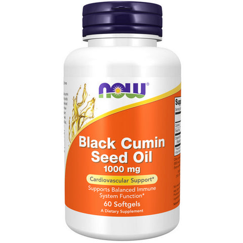 Now Foods, Black Cumin Seed Oil, 1000 Mg, 60 Softgels