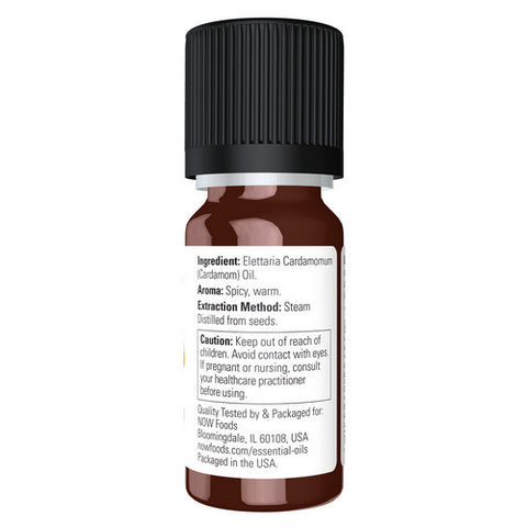 Now Foods, 100% Pure Cardamom Oil, 10 Ml