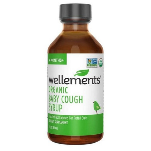 Wellements, Organic Baby Cough and Mucus Syrup, 2 Oz
