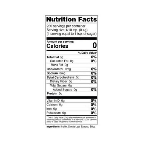 Sweetleaf Stevia, SweetLeaf Stevia Sweetener, Powder 4 Oz