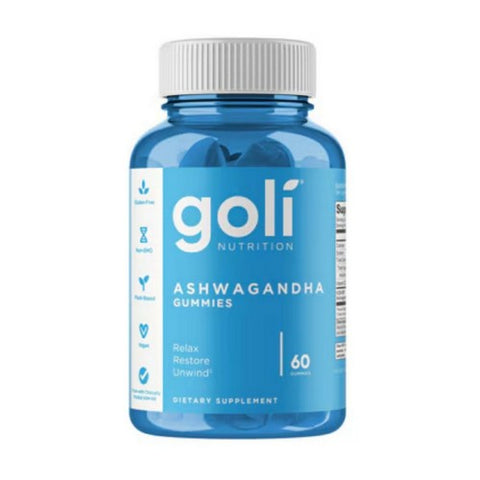 Goli Nutrition, Ashwagandha Gummies Mixed Berry, 60 Count