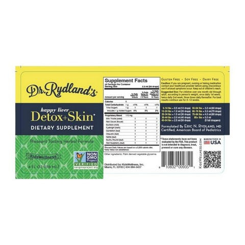 Dr. Rydland's, Liver Cleansing Detox and Skin, Herbal Formula 2 Oz