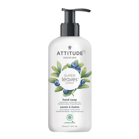 Super Leaves Hand Soap Unscented 16 Oz by Attitude