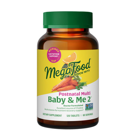 Baby & Me 2 Postnatal Multi 120 Tabs by MegaFood