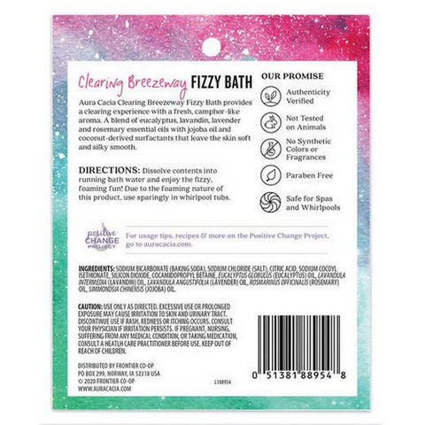 Aura Cacia, Clearing Breezeway Fizzy Bath, 2.5 Oz