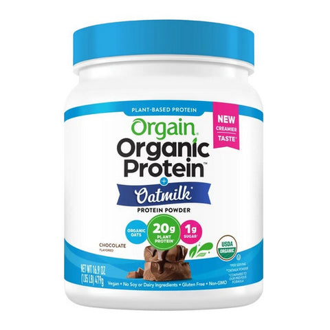 Orgain, Protein Oatmilk Plant Based Chocolate, 16.9 Oz