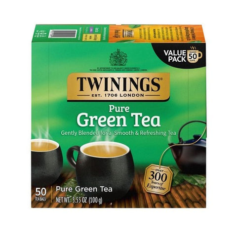 Twinings Tea, Green Tea, 50 Bags (Case of 6)