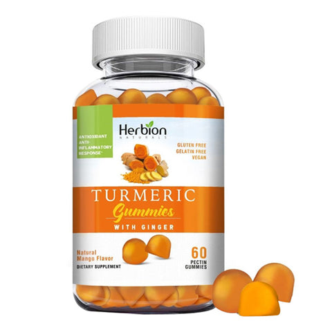 Herbion Naturals, Turmeric Gummies, 60 Count