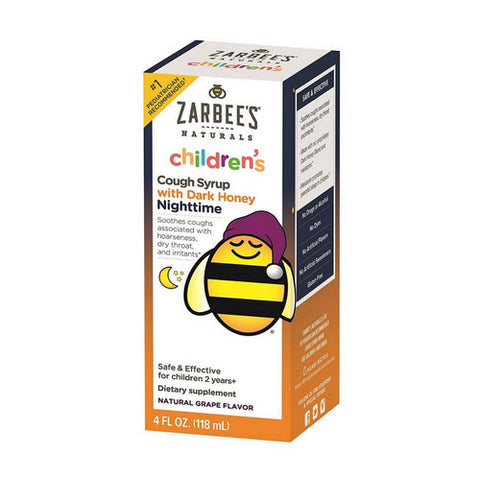 Neutrogena, Zarbee's Children's Cough Syrup with Dark Honey Night Time, 4 Oz