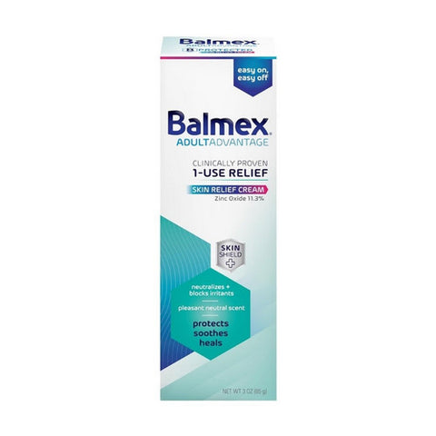 Balmex, Balmex Adult Advantage B Protected Skin Relief Cream, 3 Oz