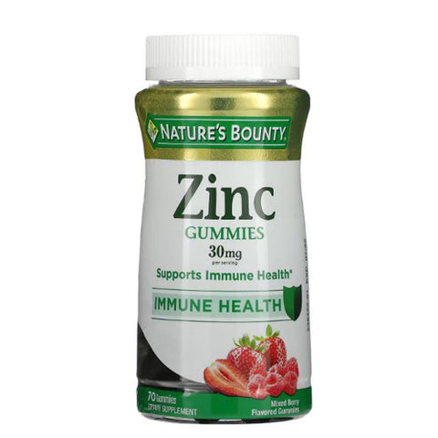 Nature's Bounty, Zinc Gummies Mixed Berry, 30 Mg, 70 Count
