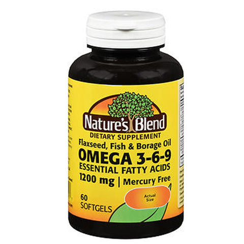Nature's Blend, Omega 3-6-9, 60 Softgels