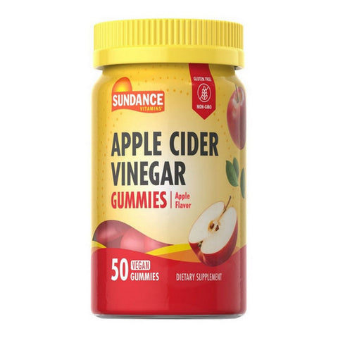 Sundance, Vitamins Apple Cider Vinegar Gummies Natural Apple, 50 Gummies