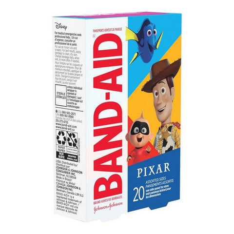 Band-Aid, Bandaid Pixar Mashup, 20 Count