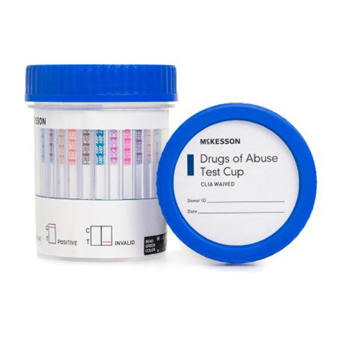 McKesson, Drugs of Abuse Test Kit 25 Tests CLIA Waived 16-6125A3, Box Of 25