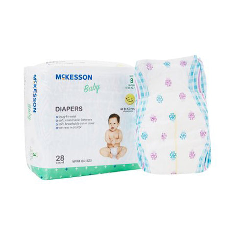 McKesson, Baby Diapers Size 3, Count of 1