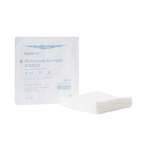 McKesson, Sterile Nonwoven Sponge 4 x 4 Inch, Count of 1