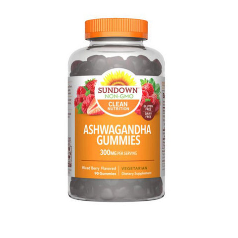 Sundown Naturals, Ashwagandha Gummies, 90 Count