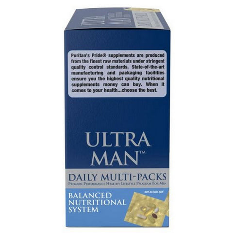 Puritan's Pride, Ultra Man Daily Multivitamins, 30 Packets