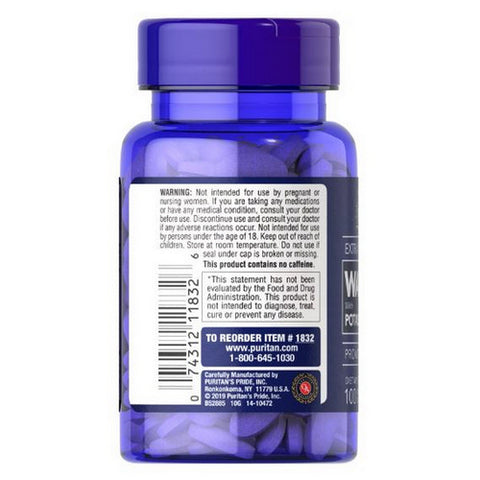 Puritan's Pride, Extra Strength Water Pill, 100 Caplets