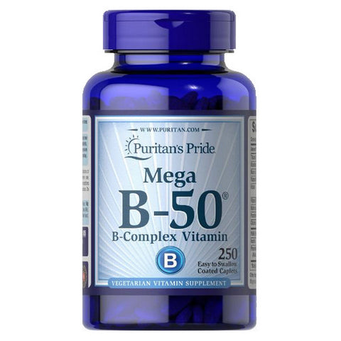 Puritan's Pride, Vitamin B-50 Complex, 250 Caplets