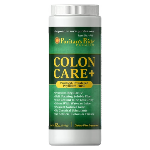 Puritan's Pride, Colon Care + Purified/Powdered Psyllium Husk, 120 Softgels