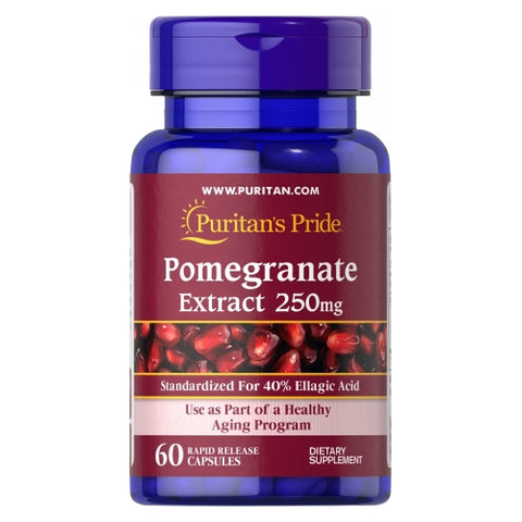 Puritan's Pride, Pomegranate Extract, 250 mg, 60 Rapid Release Capsules