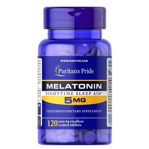 Puritan's Pride, Melatonin, 5 mg, 120 Tablets