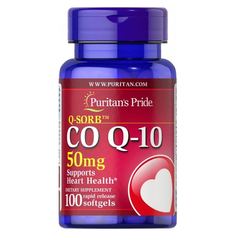 Puritan's Pride, CoQ-10, 50 mg, 100 Rapid Release Softgels