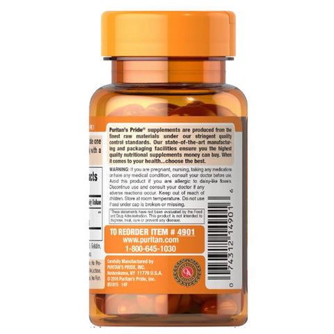 Puritan's Pride, Lutein with Zeaxanthin, 20 mg, 60 Softgels