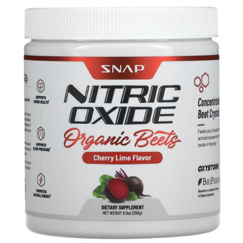 Snap Supplements, Nitric Oxide Cherry-Lime, 8.8 Oz
