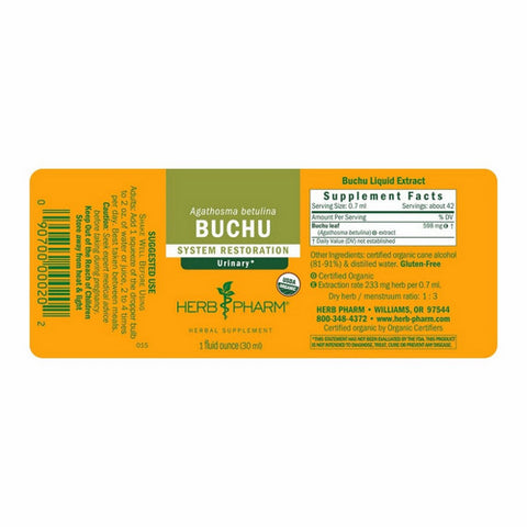 Herb Pharm, Buchu Extract, 1 Oz