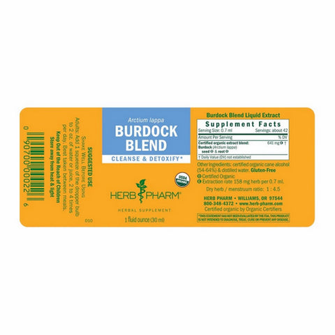 Herb Pharm, Burdock Blend Extract, 1 Oz