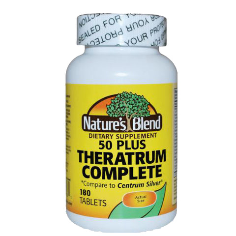 Nature's Blend, Theratrum Complete 50 Plus With Lutein & Lycopene, 180 Tabs