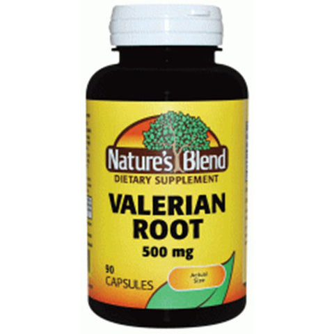 Nature's Blend, Valerian Root, 500 mg, 90 Caps