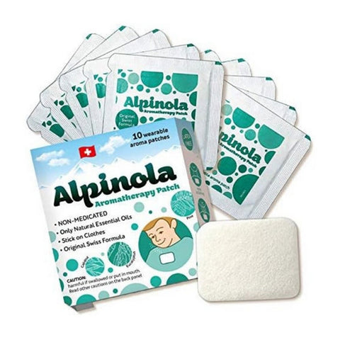 Alpinola, Aromatherapy Patches Essential Oils, 10 Count
