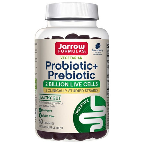 Jarrow Formulas, Probiotic + Prebiotic, 2 Billion, 60 Gummies