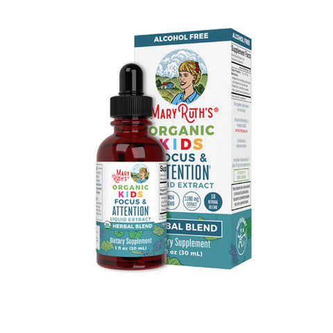 MaryRuth's, Organics Mary Ruth'S Kids Focus And Attention Drops, 1 Oz