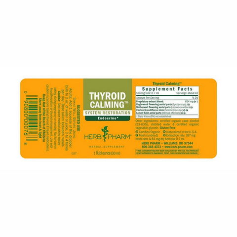 Herb Pharm, Thyroid Calming, 1 Oz