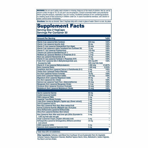 Solaray, Women's Liposomal Multivitamin, 60 Count