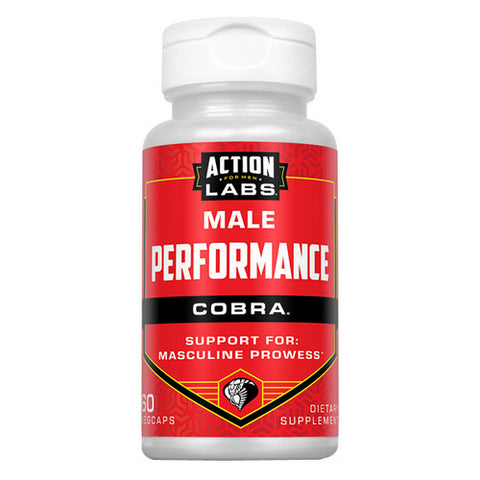 Action Labs, Male Performance Cobra, 60 Count