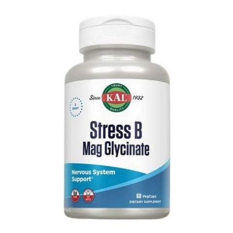 Kal, Stress B Magnesium Glycinate, 60 Count