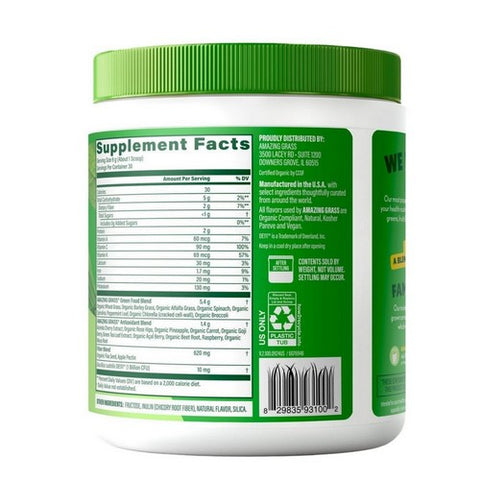 Amazing Grass, Greens And Superfood Powder Original, 8.5 Oz