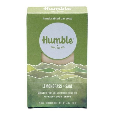 Humble Brands, Lemongrass And Sage Natural Soap, 4 Oz